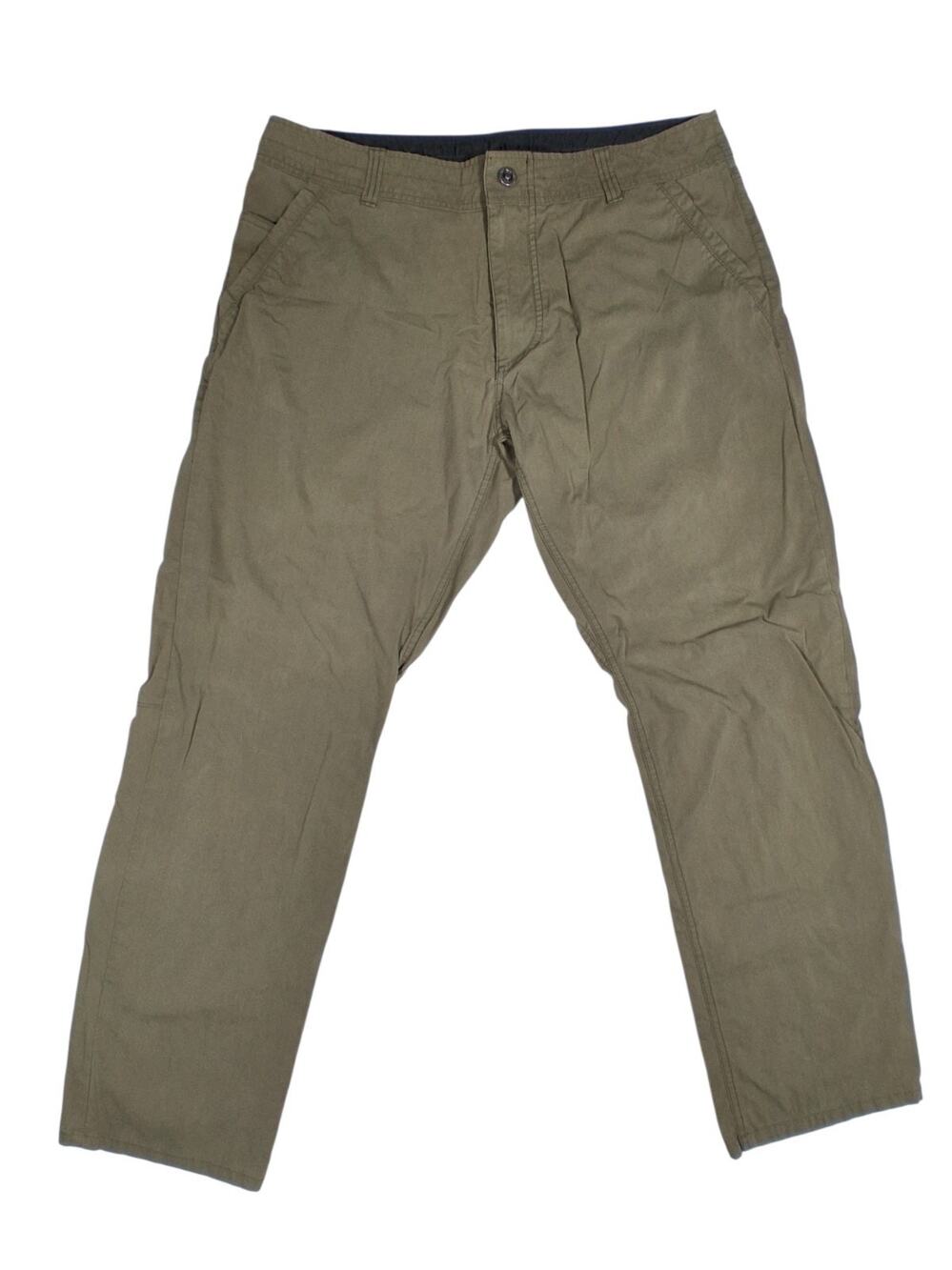 KÜHL Men’s SLAX Pants 38x32 Olive Green Outdoor Hiking Stretch Style# 5090